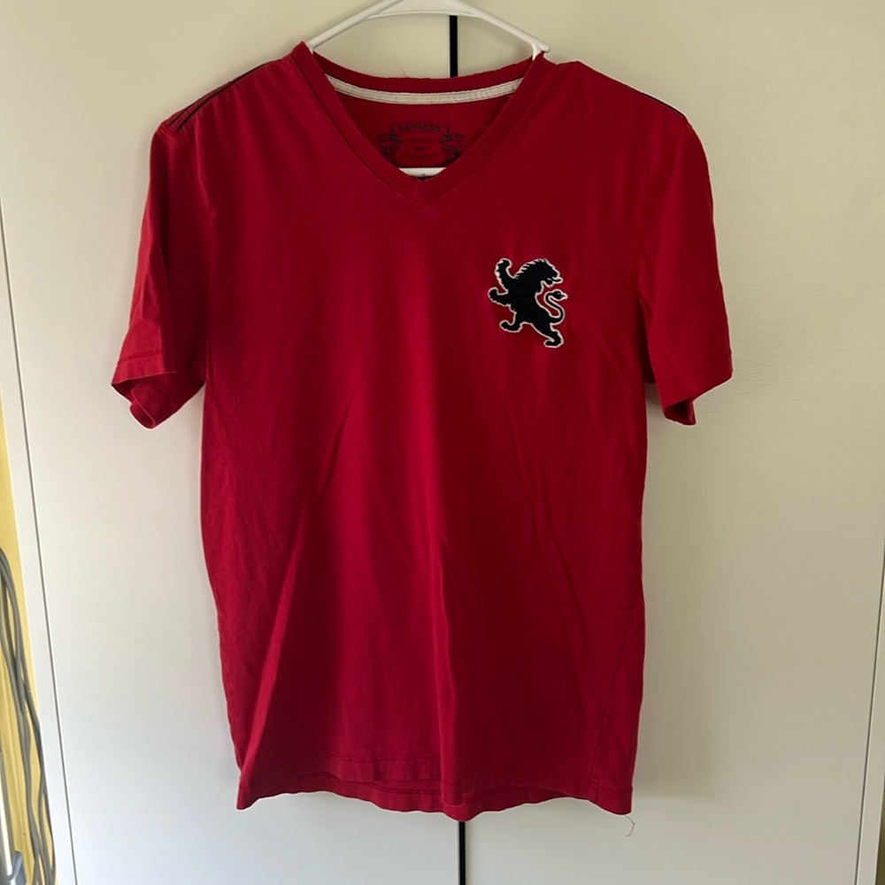 Mens Express v-neck short sleeve